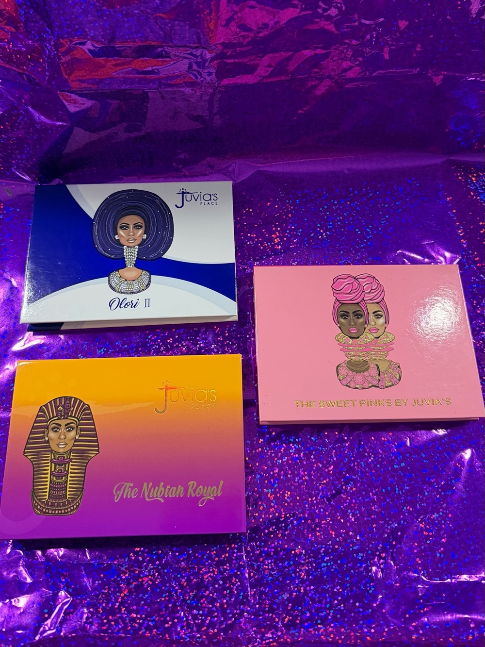 Juvia's Place Makeup Palettes - Purple Pink Orange